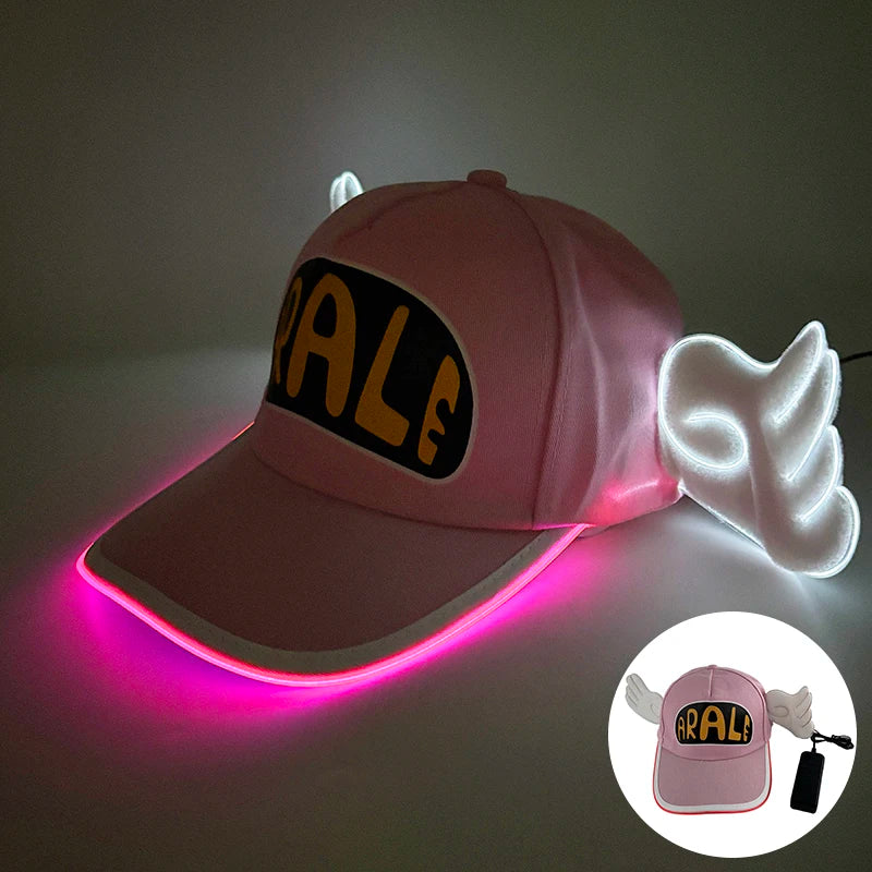 LED Light up Baseball Hat Flashing Glow Rave Party Cap Halloween trick or treat funny Pumpkin hat for man women cosplay costume