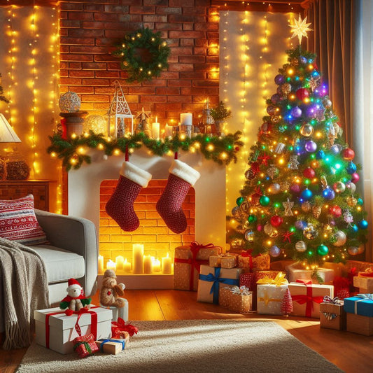 Christmas Tree LED String Hanging Lamp Fairy Light